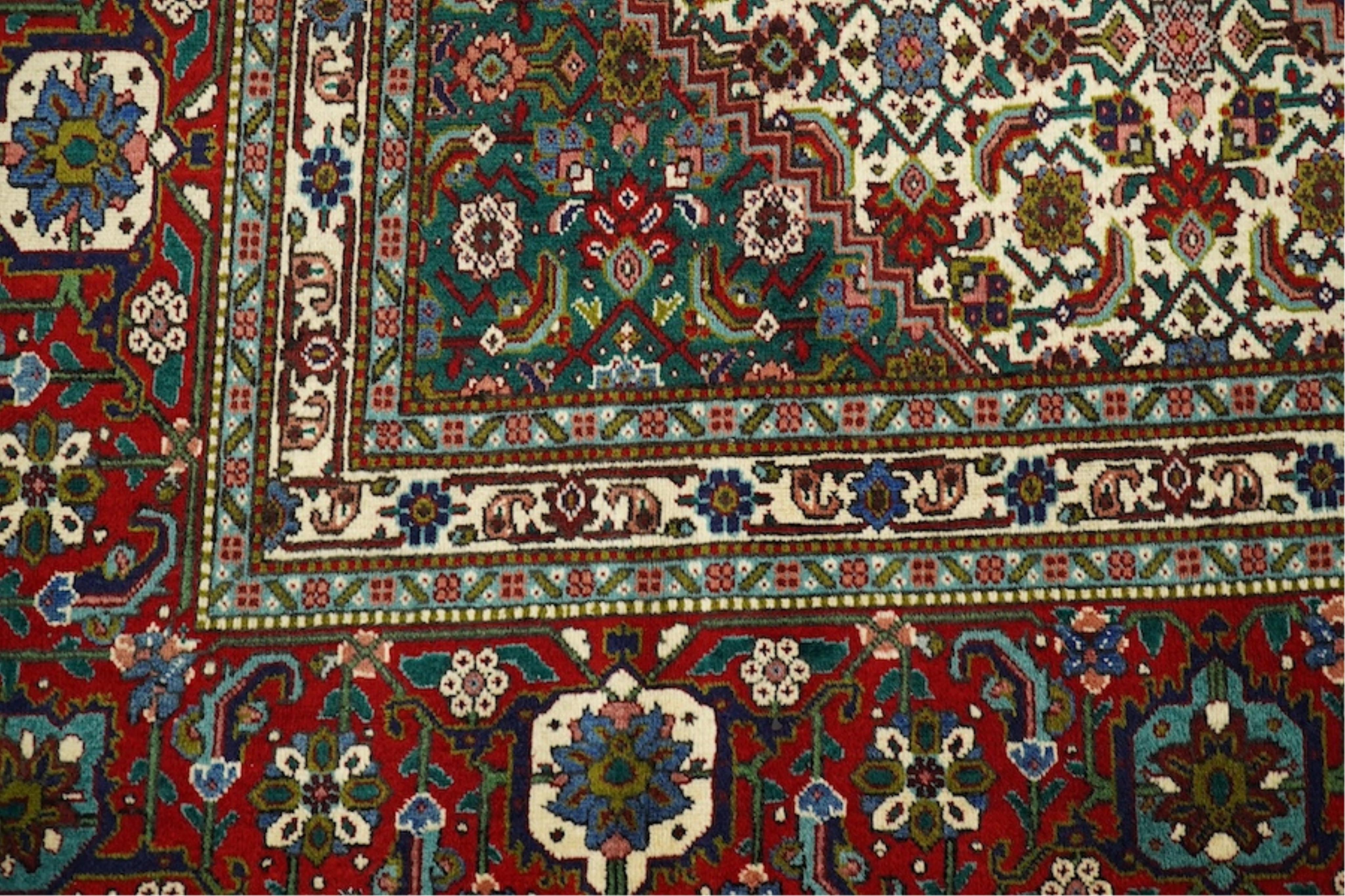 A Tabriz carpet, 300 x 204cm. Condition - good
